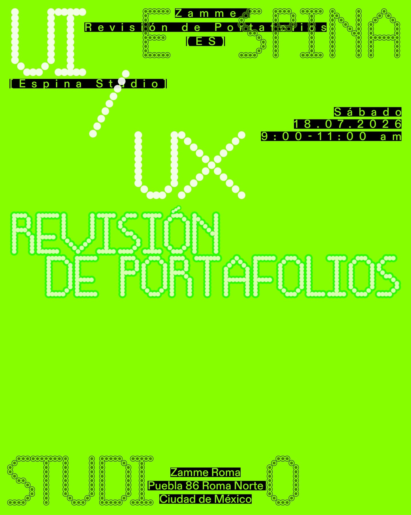 Revisión de Portafolios x Espina Studio