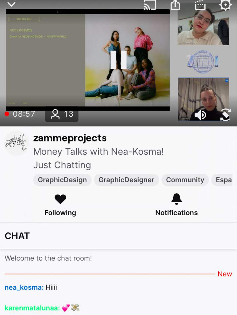 Money Talks: discussion on financial strategies for creatives