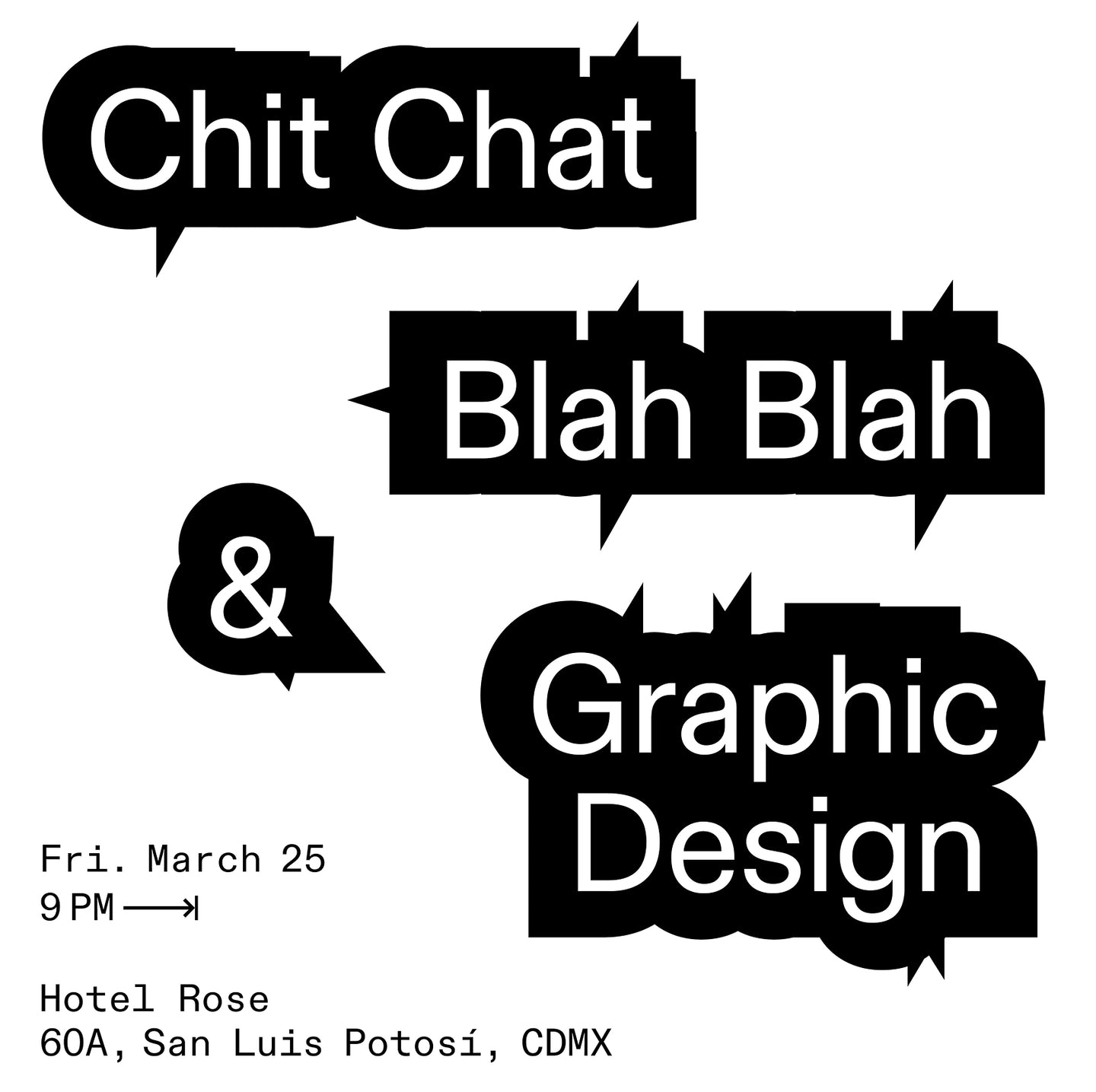 Chit Chat Blah Blah & Diseño gráfico