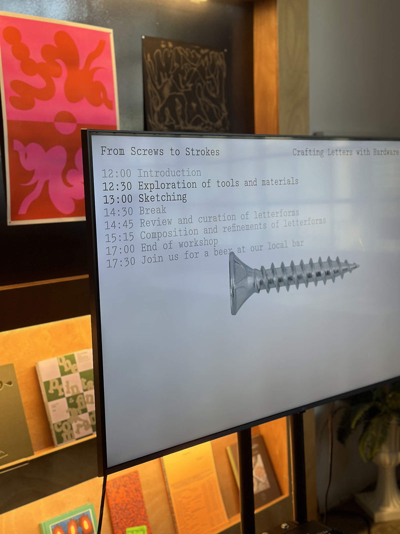 From Screws to Strokes— Creating letters with Hardware Essentials
