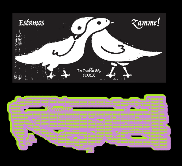 Zamme Bumper sticker