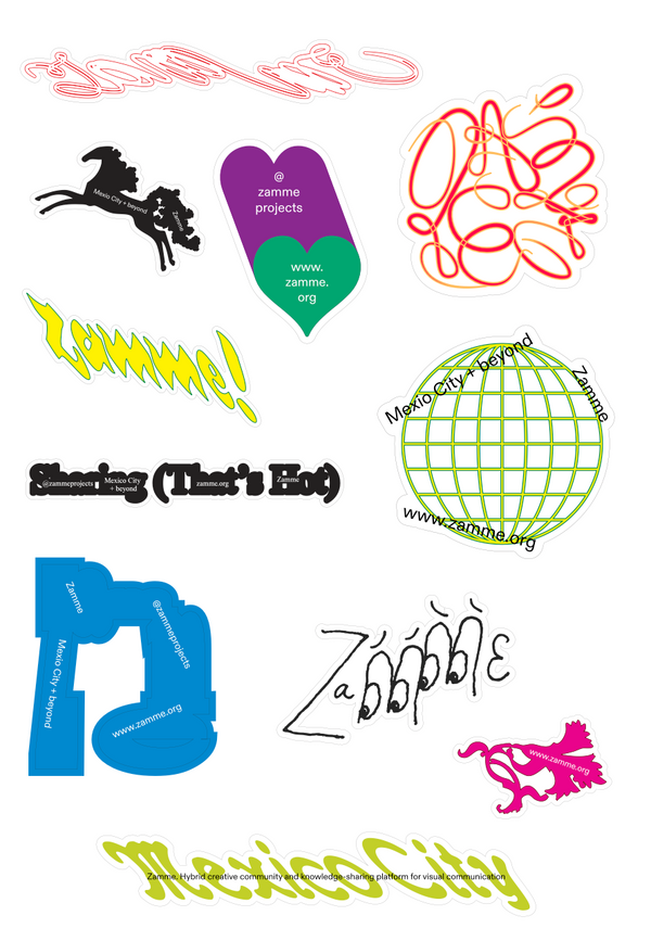 Zamme Small Sticker