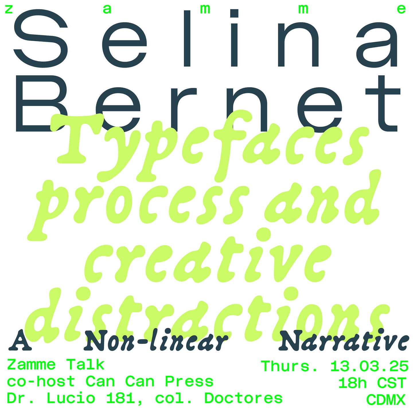 Typefaces, process, and creative distractions