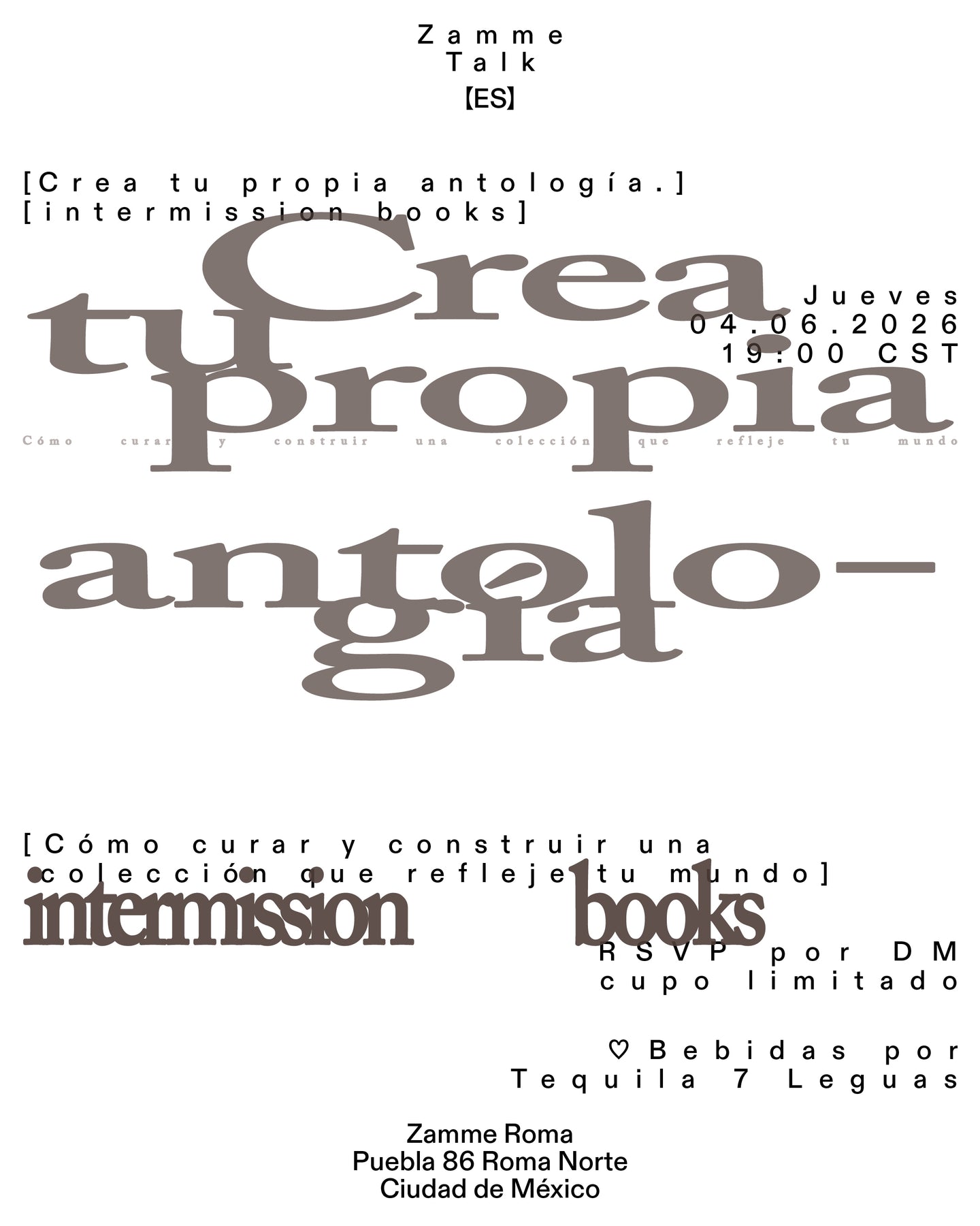 Intermission Books: Crea tu propia antología. Cómo curar y construir una colección que refleje tu mundo