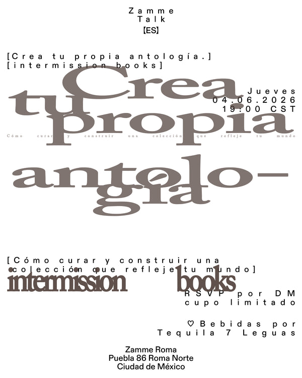 Intermission Books: Crea tu propia antología. Cómo curar y construir una colección que refleje tu mundo