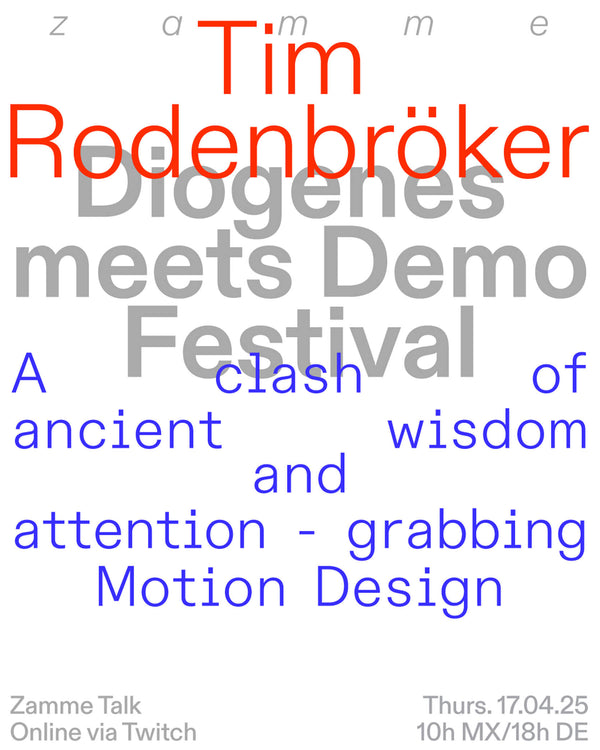 Diogenes meets Demo Festival A clash of ancient wisdom and attention-grabbing motion design