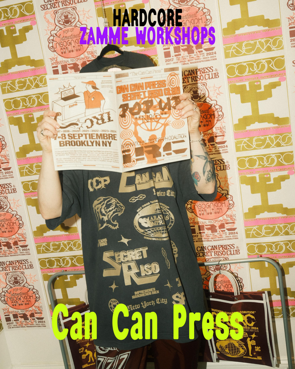 Grid Jams: intervención análoga de fanzines. Palabras hardcore
