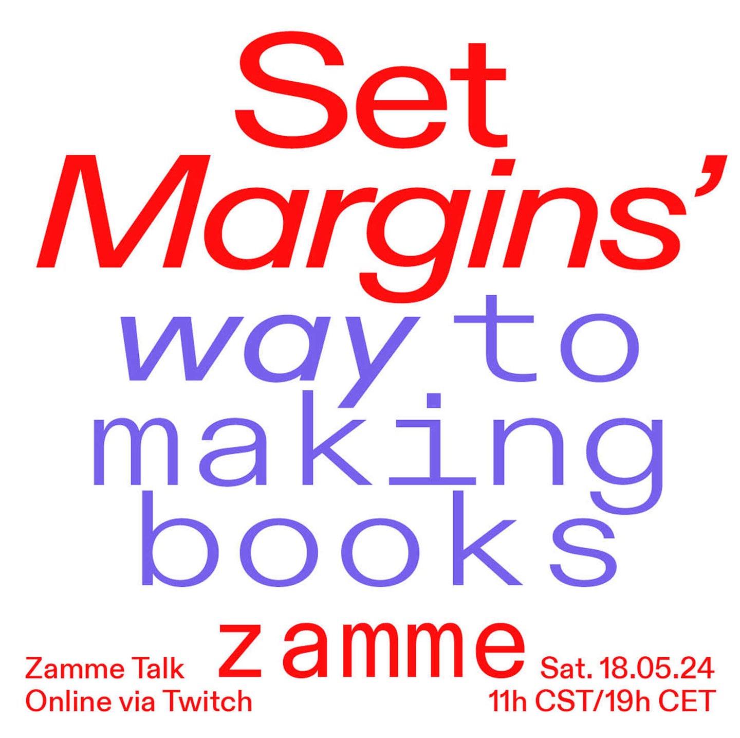 La forma de Set Margins para crear libros