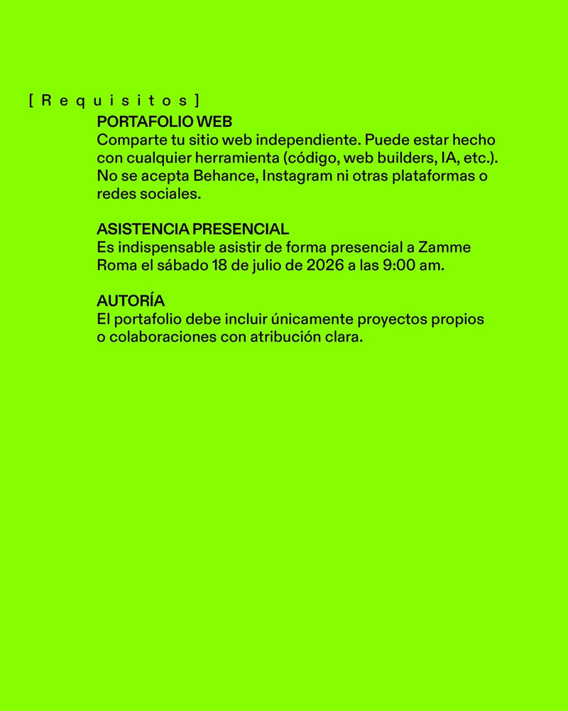 Revisión de Portafolios x Espina Studio